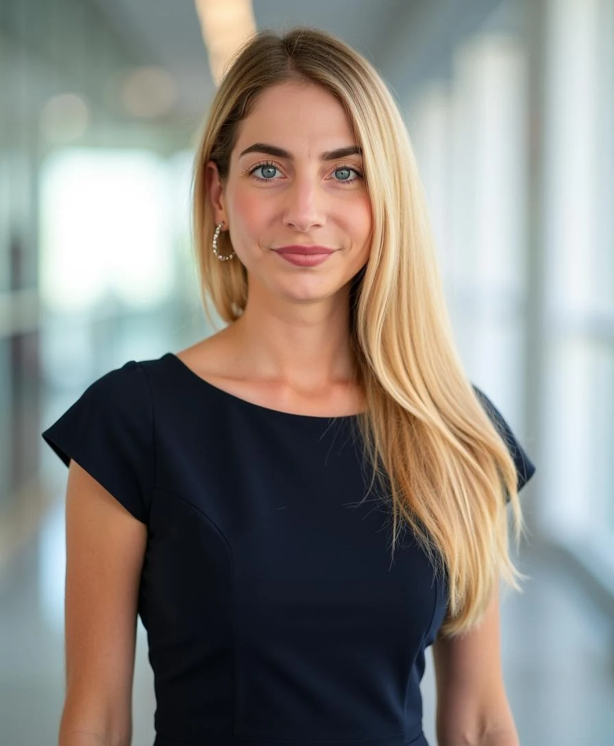 Dominique Wanderwitz in einem modernen Büro